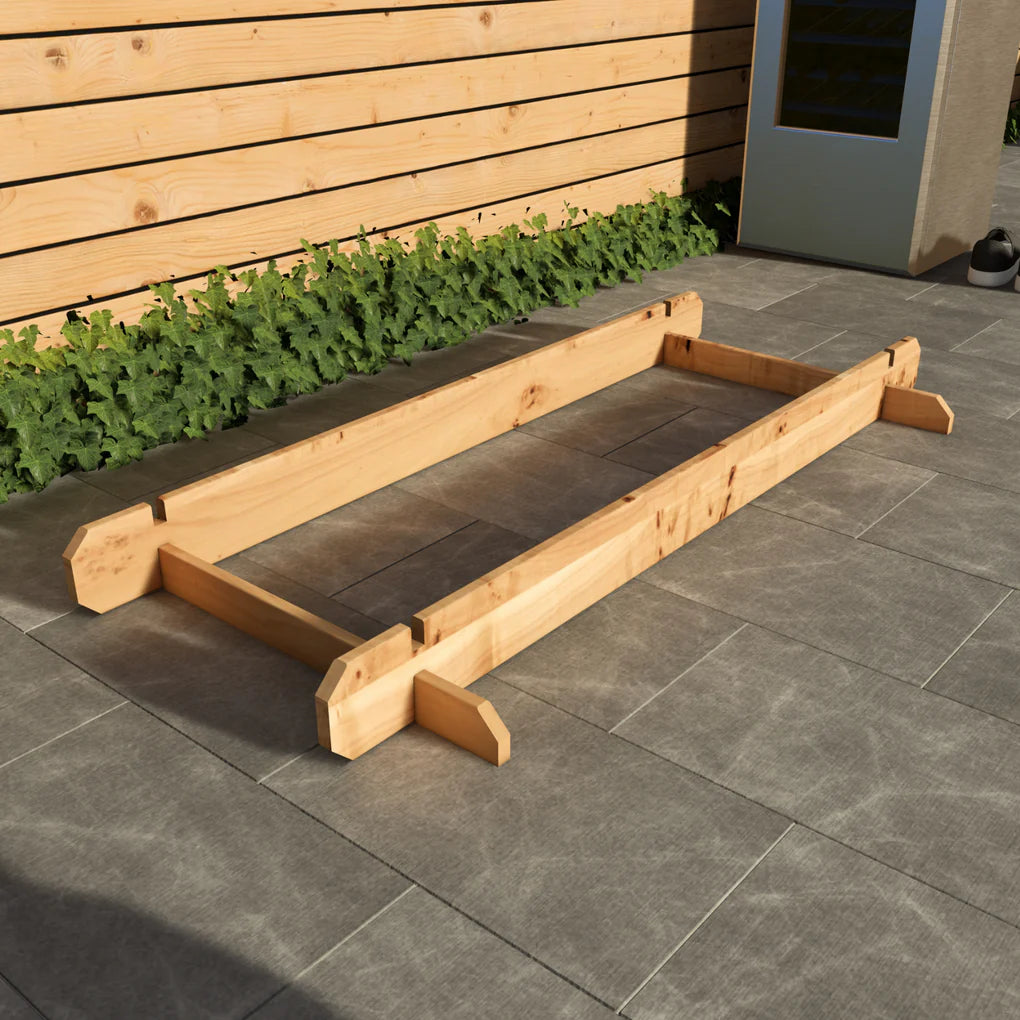 Rustic Wooden Interlock Bar Hand Made