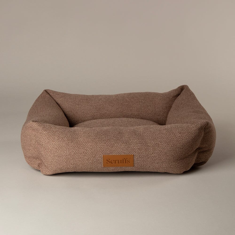Scruffs Seattle Box Dog Bed - Siena Brown
