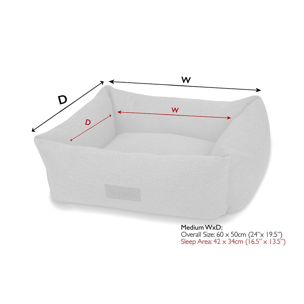 Scruffs Seattle Box Dog Bed - Siena Brown