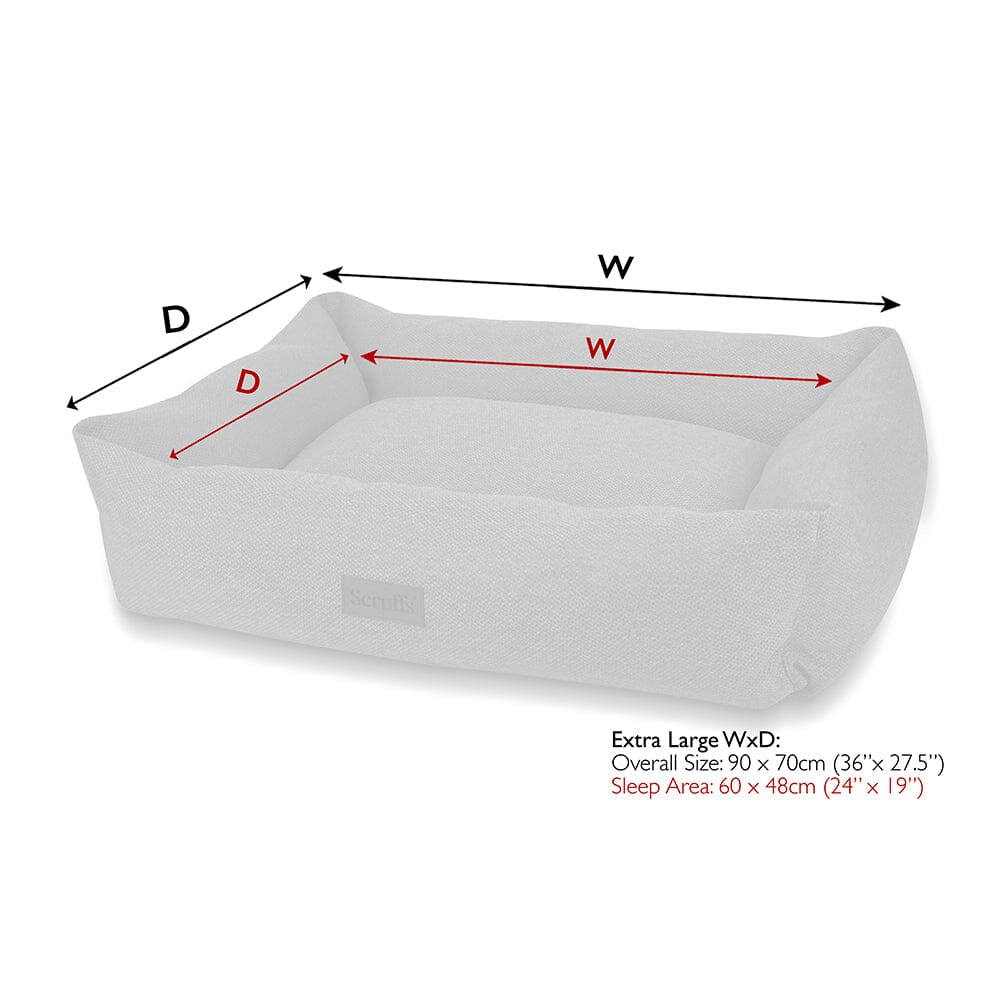 Scruffs Seattle Box Dog Bed - Siena Brown