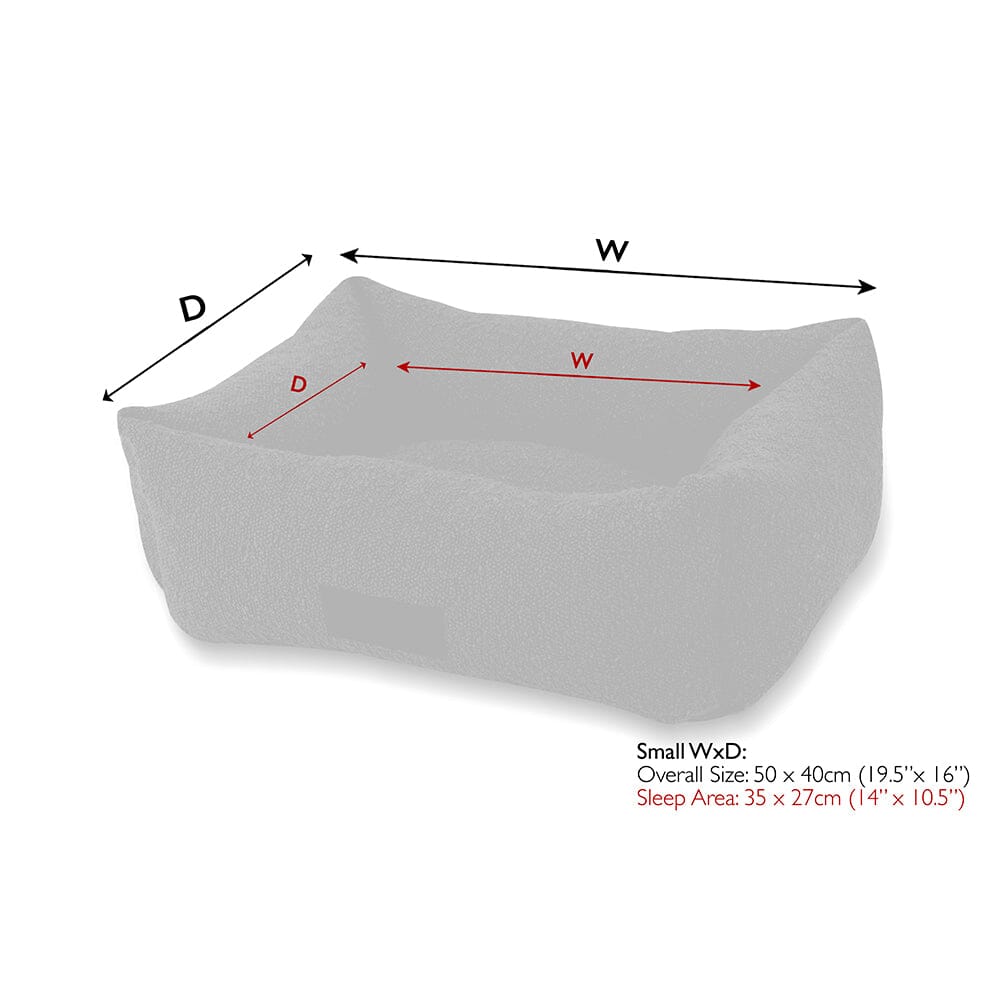 Boucle Box Bed - Ivory