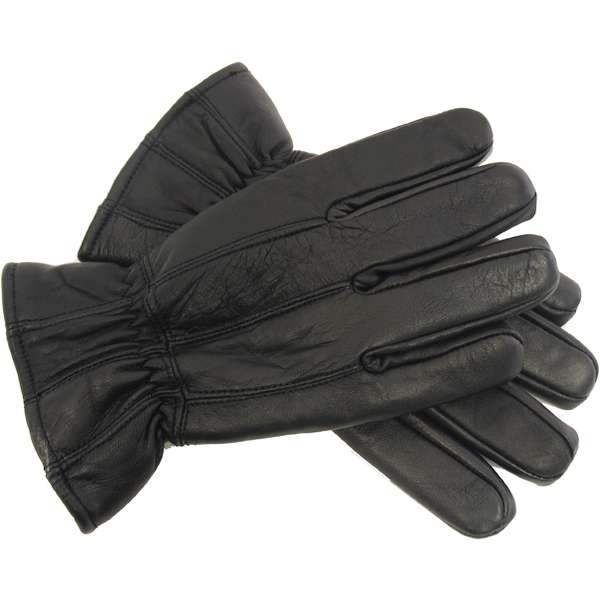Men's Quality 100% Genuine Sheepskin Leather Fleece lined Gloves