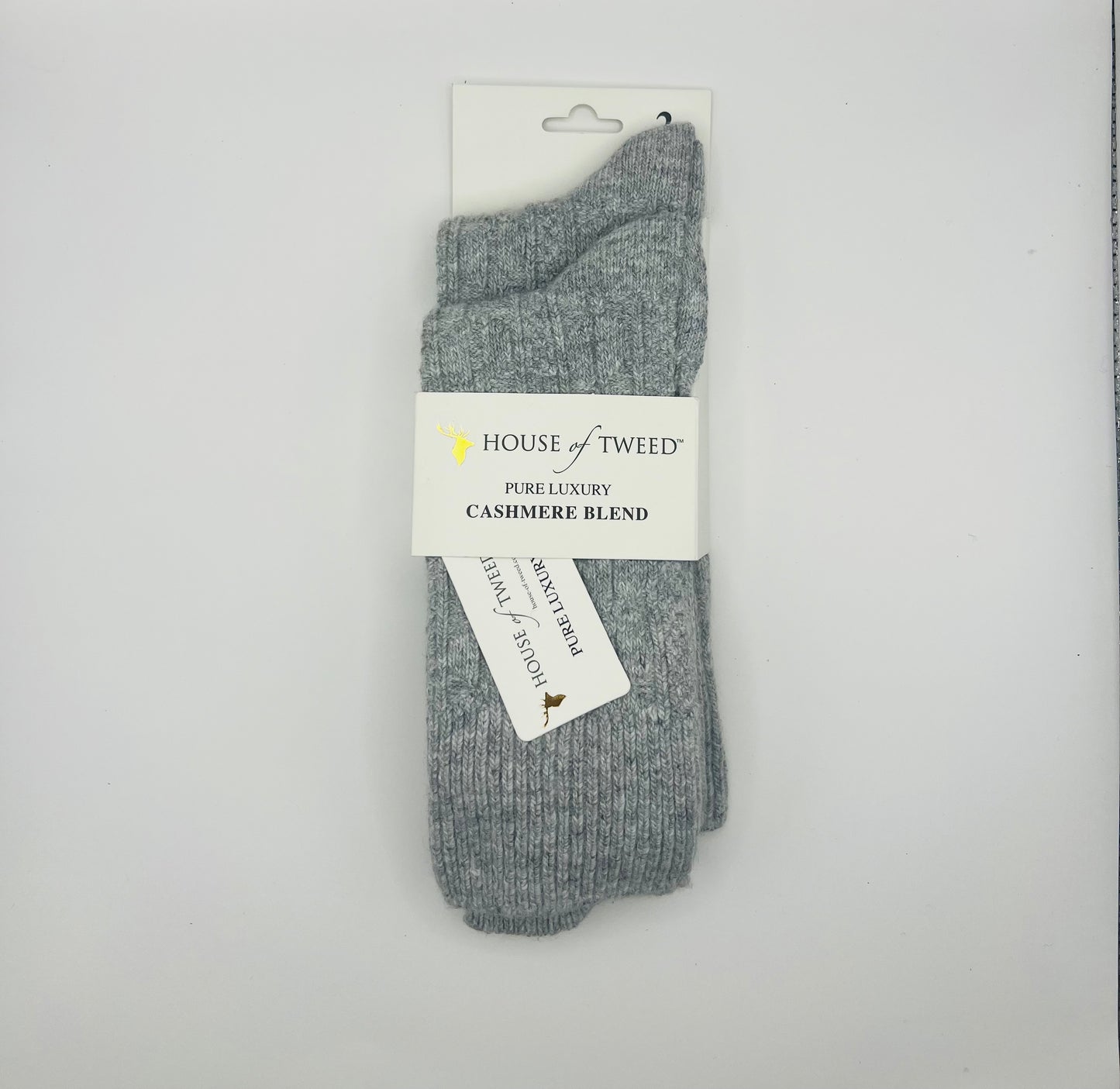 House Of Tweed Cashmere Blend Socks 2 pairs