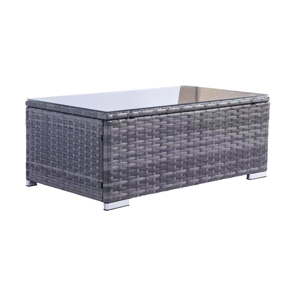 Rattan Sofa Set with Coffee Table
