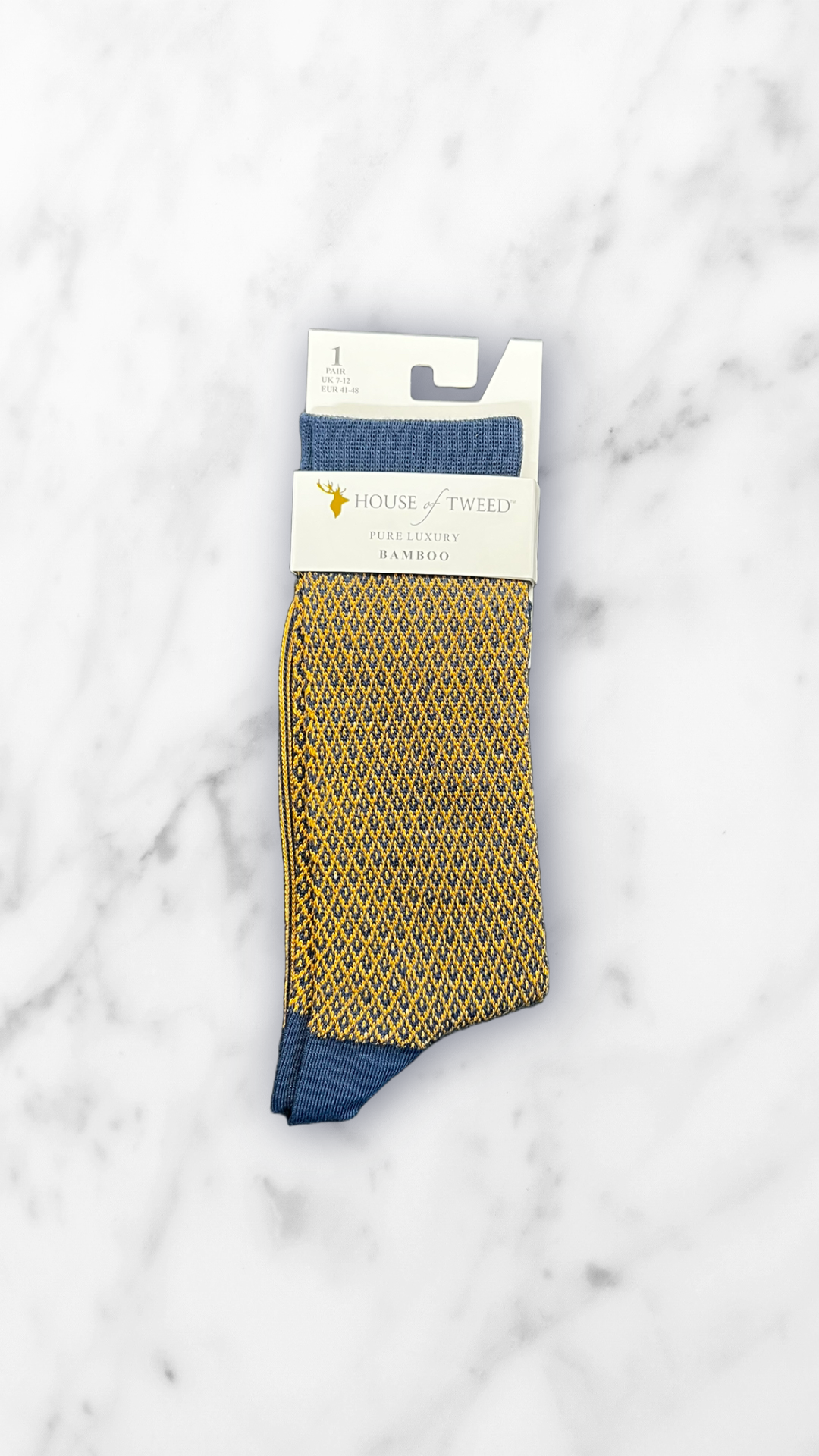 Mens House Of Tweed Bamboo Socks UK 7-12