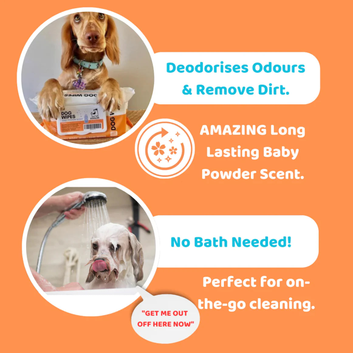 Scented Grooming Wipes