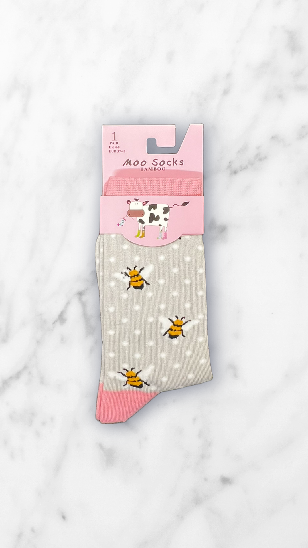 Ladies Moo Socks Bamboo Socks UK 4-8