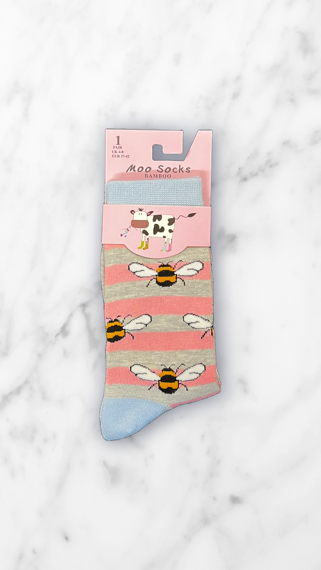 Ladies Moo Socks Bamboo Socks UK 4-8