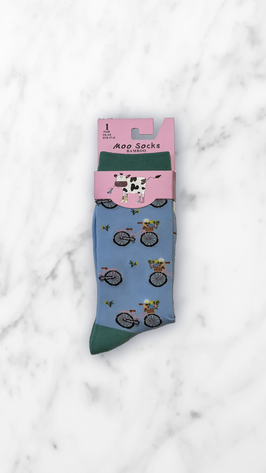 Ladies Moo Socks Bamboo Socks UK 4-8
