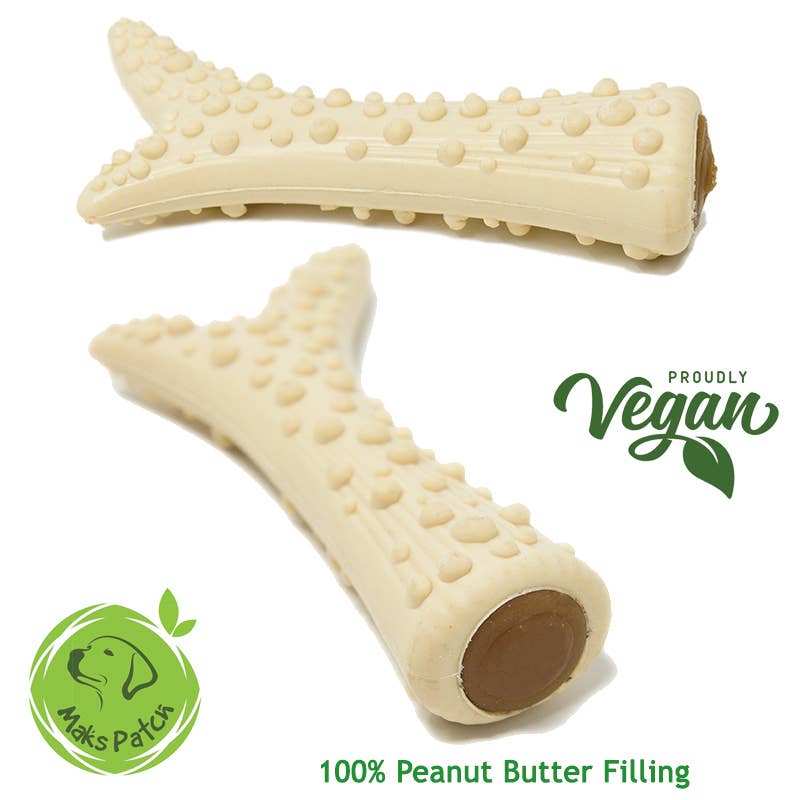 Maks'Patch Dog Treats. Peanut Butter Antlers