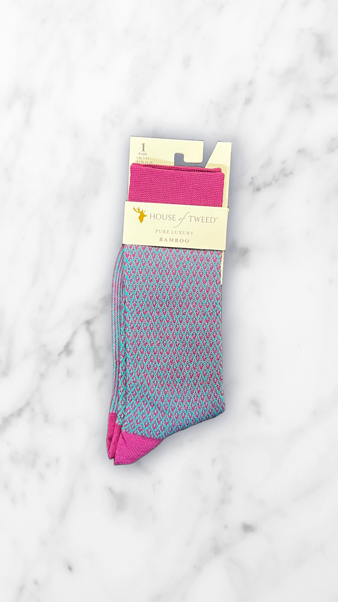 Mens House Of Tweed Bamboo Socks UK 7-12