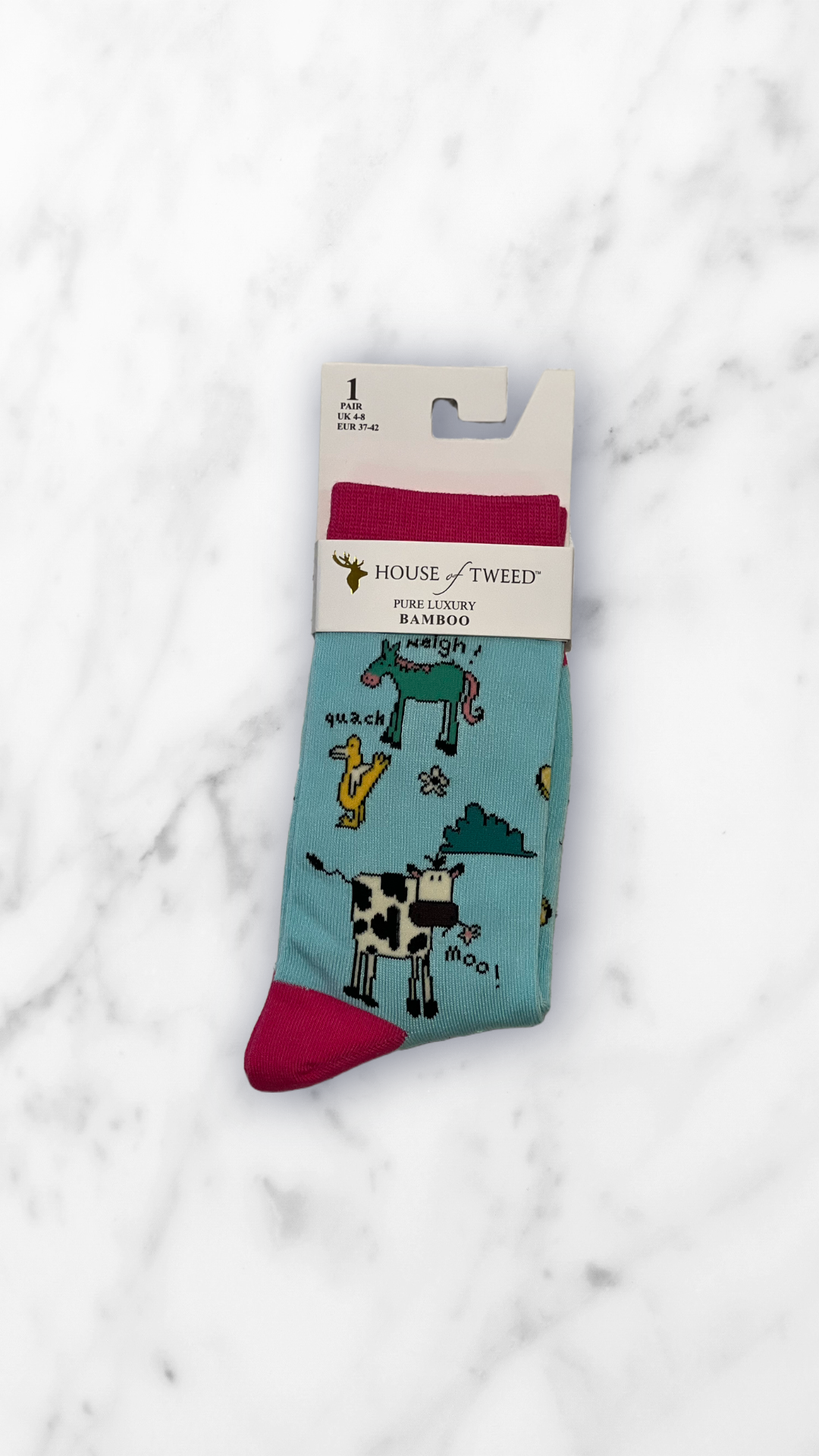 Ladies House Of Tweed Socks Bamboo Socks UK 4-8