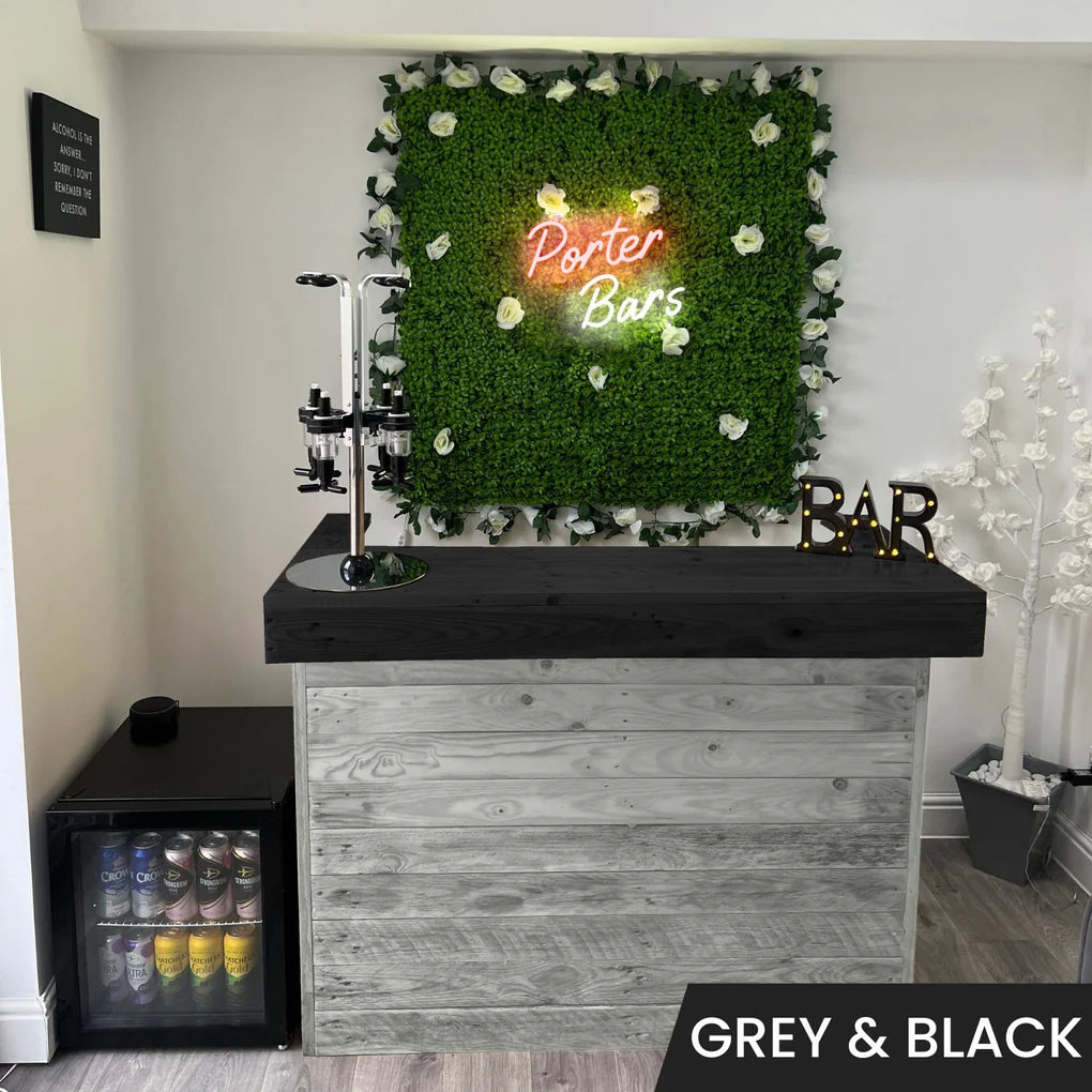 Hand Made Rustic Wooden Garden Bar