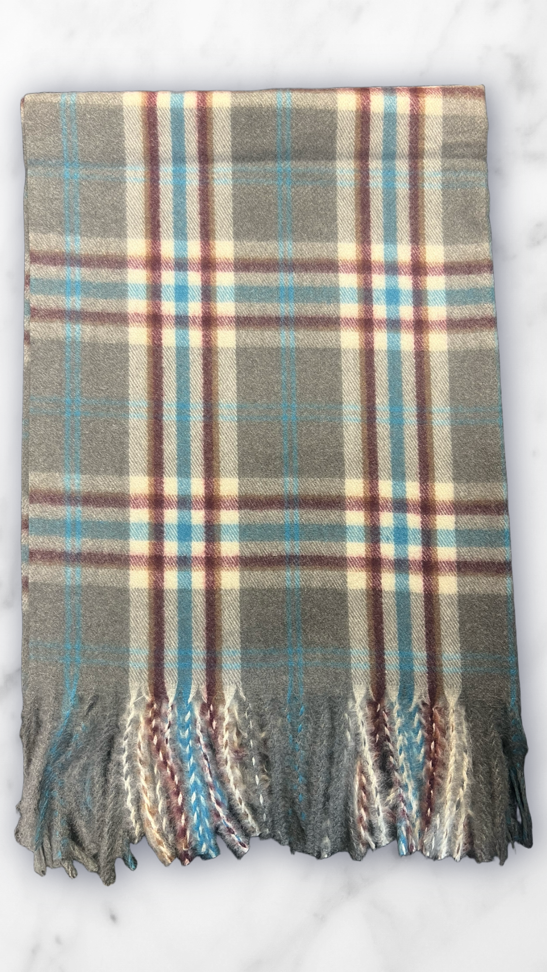 House Of Tweed Tartan Check Scarf