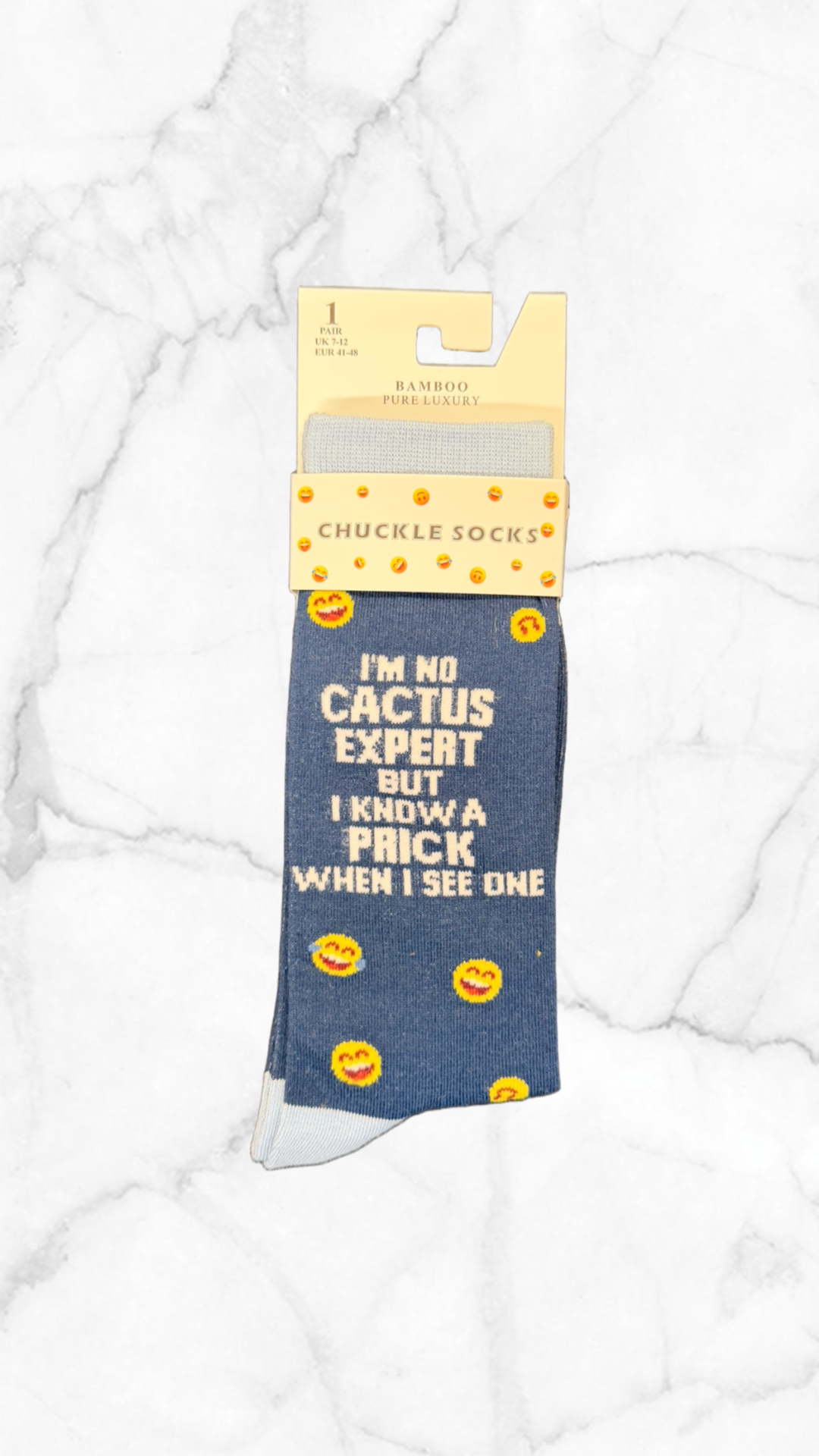 Bamboo Chuckle Socks Size 7-12