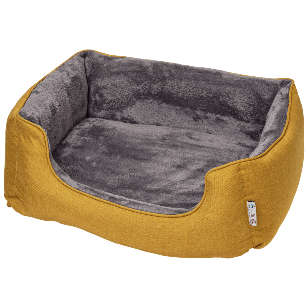 Ultima Washable Dog Bed Mustard