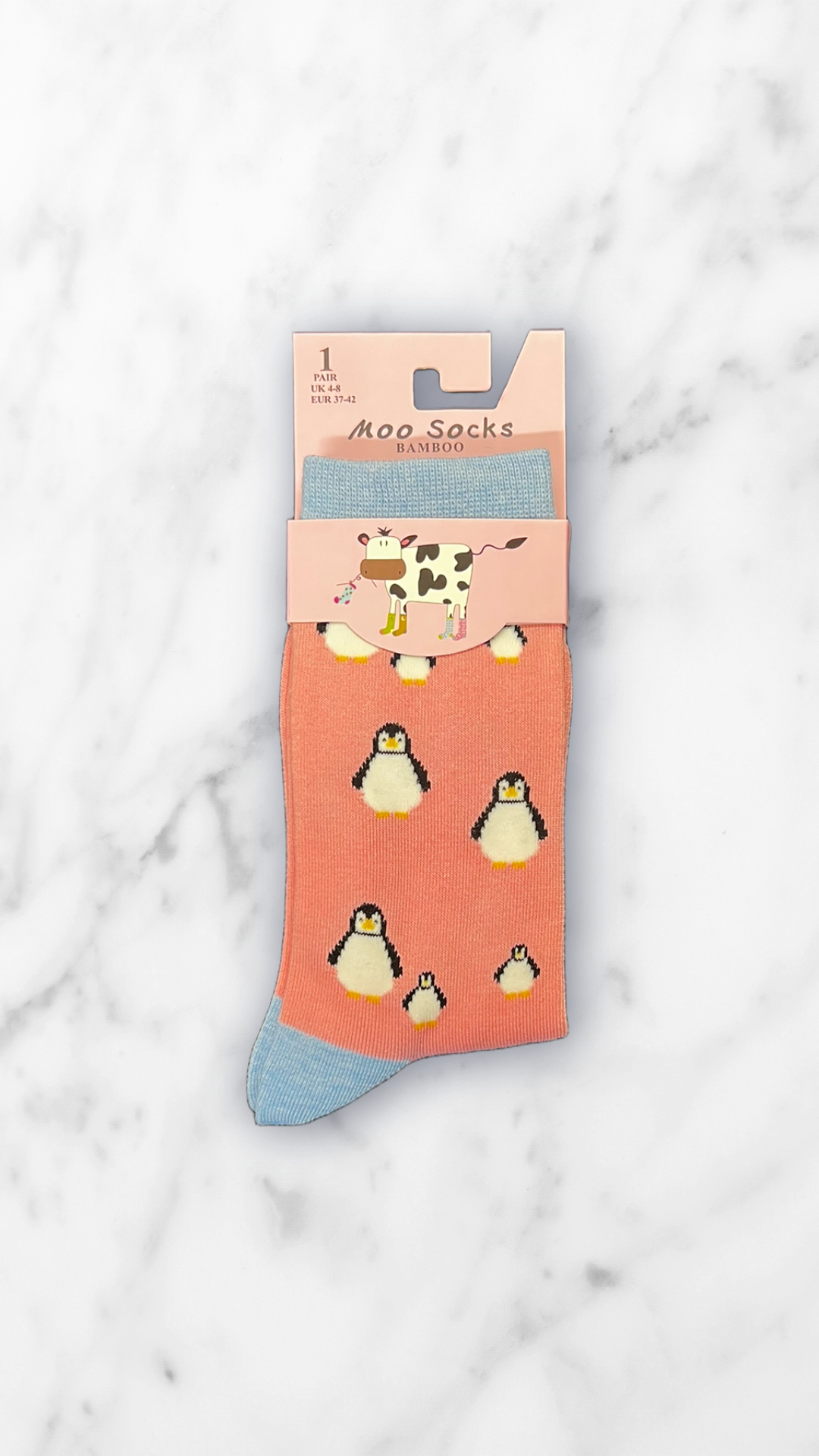 Ladies Moo Socks Bamboo Socks UK 4-8