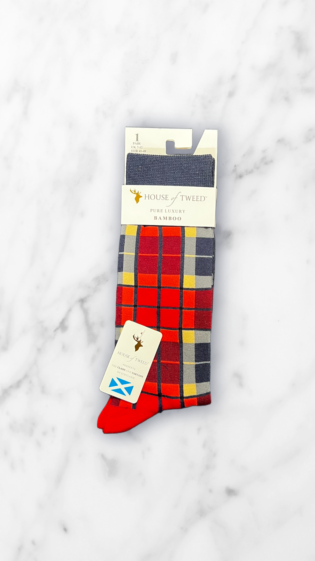 Mens House Of Tweed Bamboo Socks UK 7-12