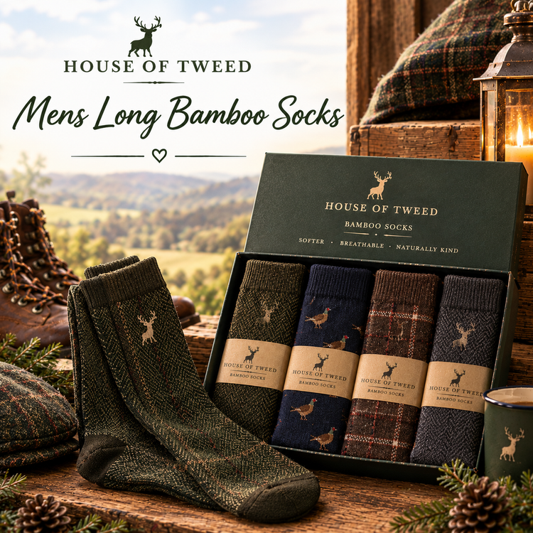 Mens Long Bamboo Socks
