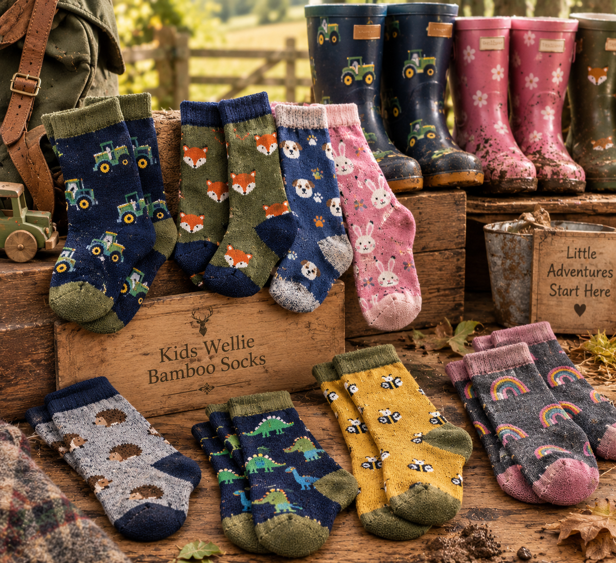 Wellie Bamboo Socks