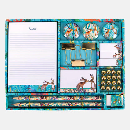 Stationery Set - Kissing Hares
