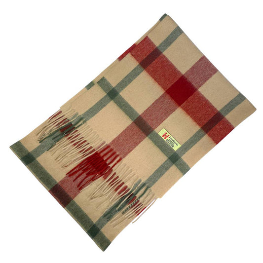 Strathurie Lambswool Ladies Gents Plaid Tartan Check Scarf UK MADE