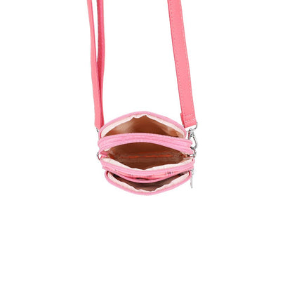 Highland Print Mobile Crossbody Shoulder Bag Baby Pink