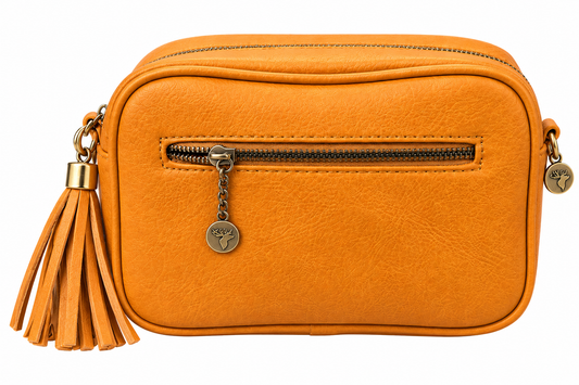 House Of Tweed Leather Tan Hand bag