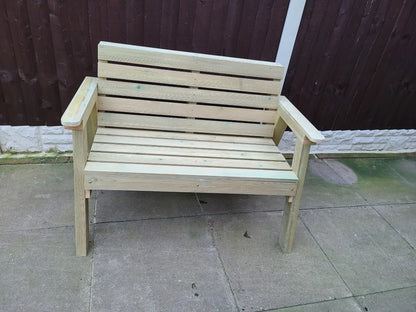 Premium 2 Seater Wooden Classic Garden Bench