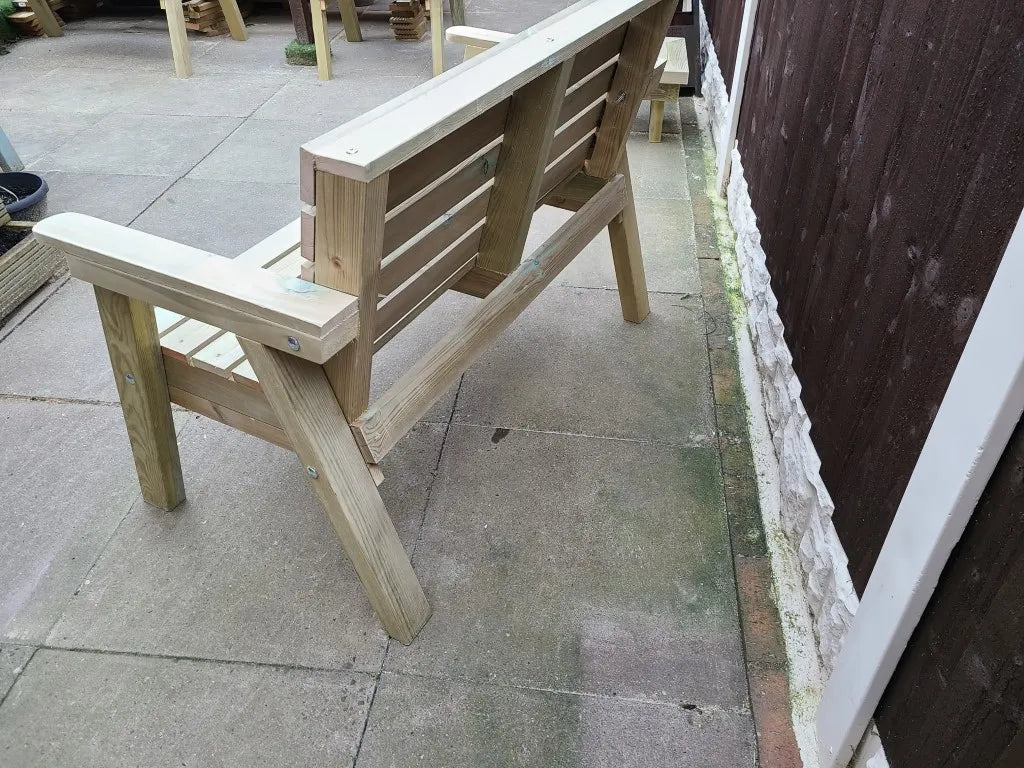 Premium 2 Seater Wooden Classic Garden Bench
