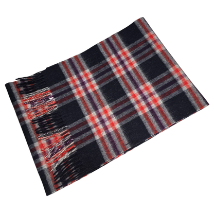 Strathurie Lambswool Ladies Gents Tartan Check Scarf UK MADE