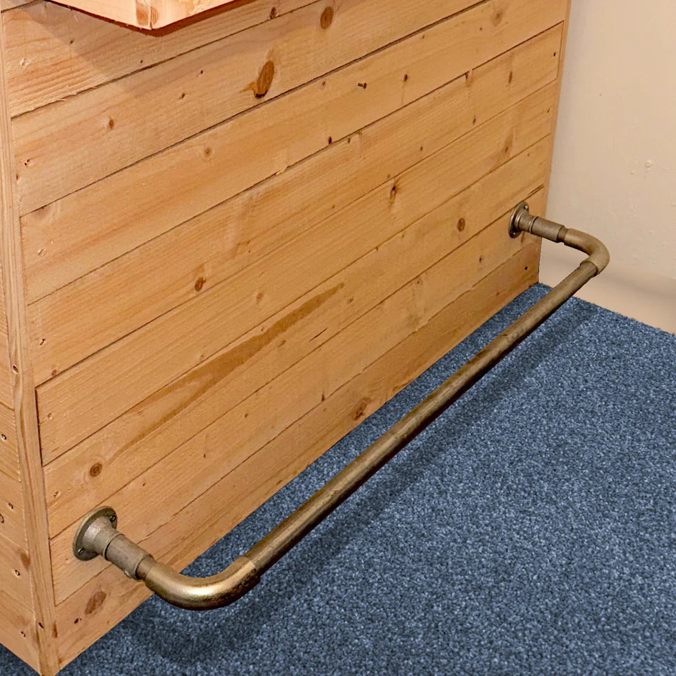 Industrial Metal Foot Rail