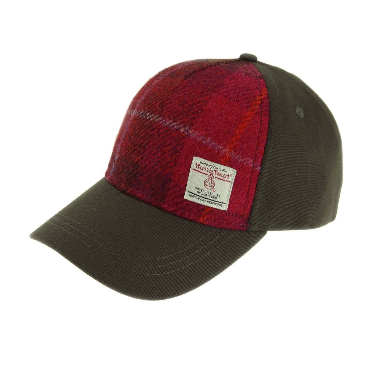 Baseball Cap with Harris Tweed