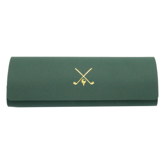 Golf Embossed Glasses Case & Cloth