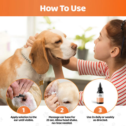 Dog Ear Infection Treatment Drops