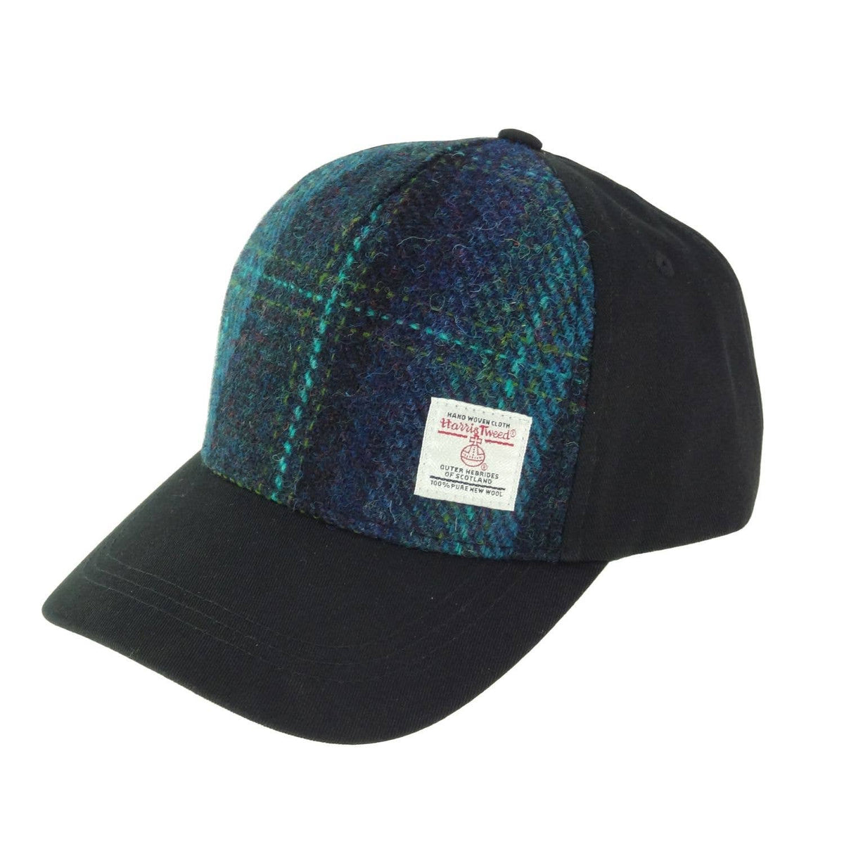 Baseball Cap with Harris Tweed