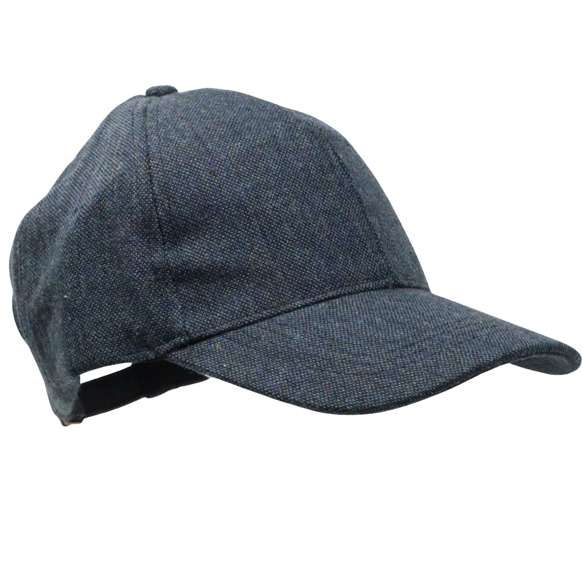 Plain Tweed Baseball Cap with wax peak 3 colours to choose from