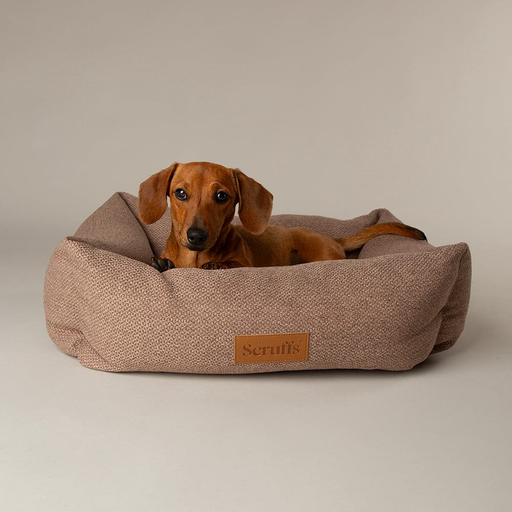 Scruffs Seattle Box Dog Bed - Siena Brown