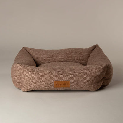 Scruffs Seattle Box Dog Bed - Siena Brown