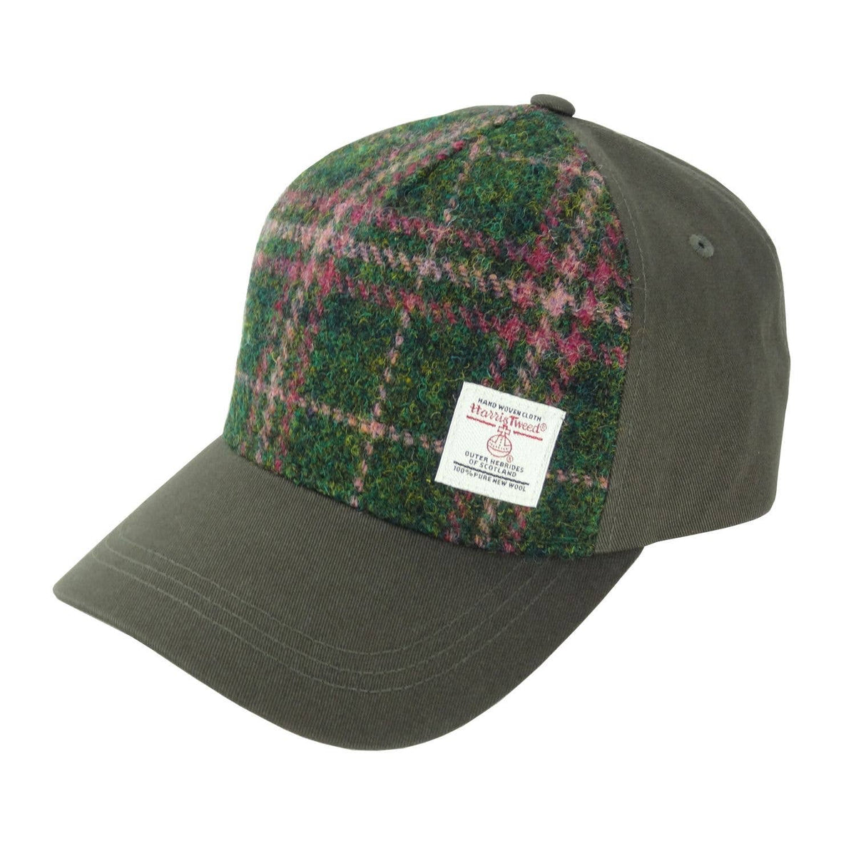 Baseball Cap with Harris Tweed