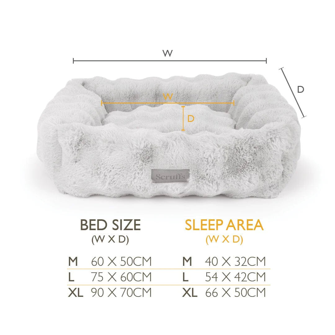 Scruffs Alpine Box Dog Bed - Taupe