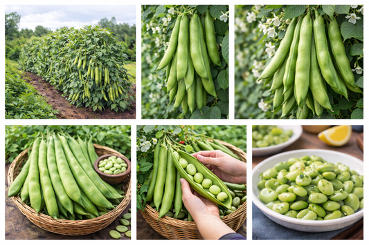 Broad Bean ‘Bunyards Exhibition’ Seeds – Large Pods, Exhibition Quality