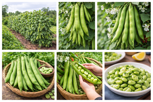 Broad Bean ‘Aquadulce Claudia’ Seeds – Early Cropping, Hardy Variety