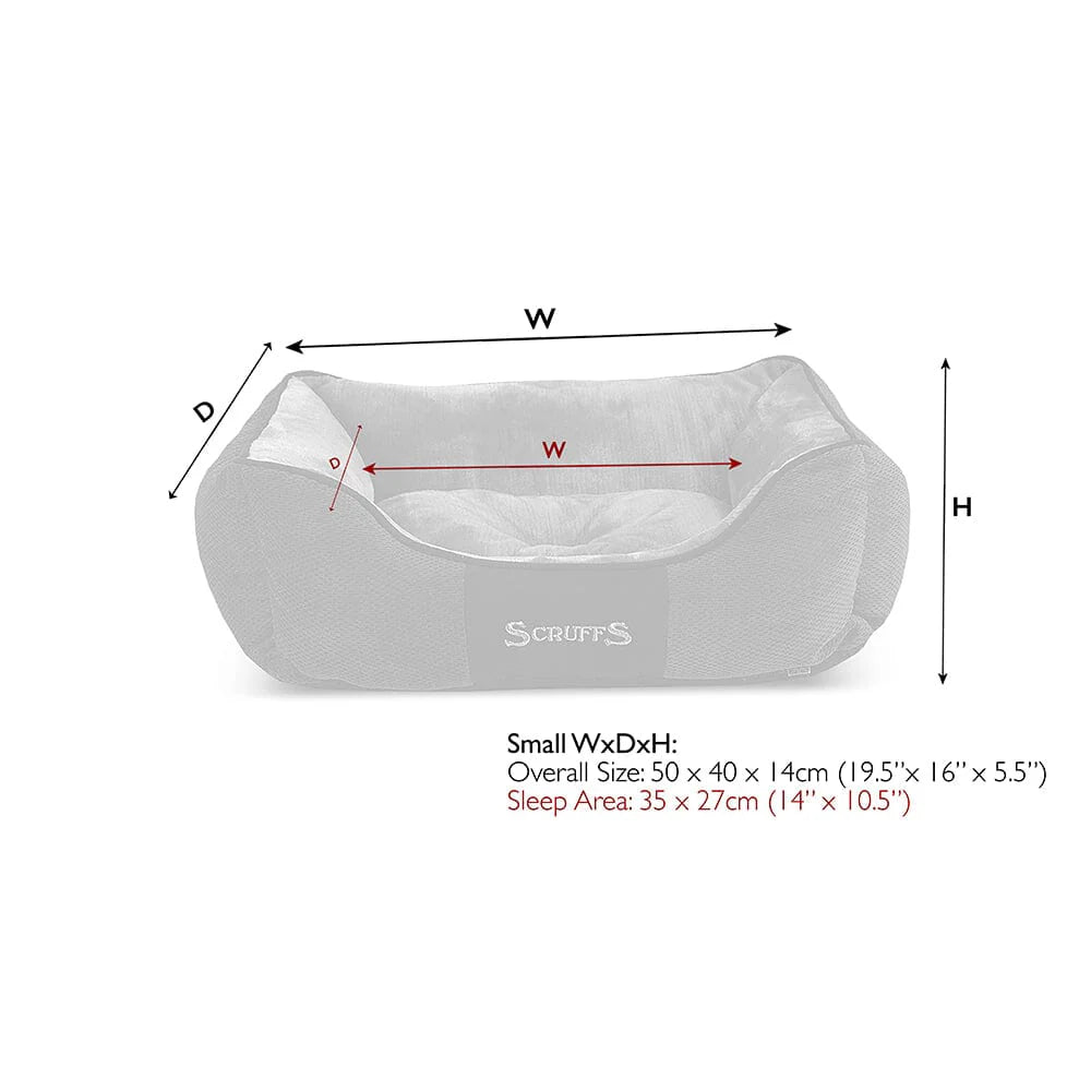 Luxury Chester Box Dog Bed by Scruffs - Graphite Grey Or Chocolate Brown