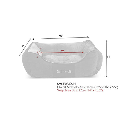 Luxury Chester Box Dog Bed by Scruffs - Graphite Grey Or Chocolate Brown
