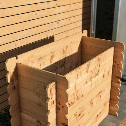 Rustic Wooden Interlock Bar Hand Made