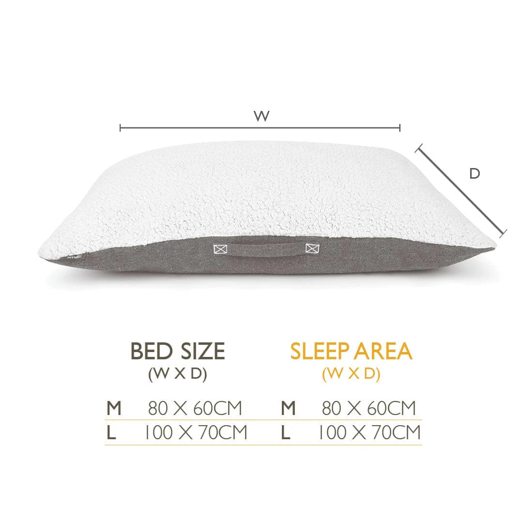 Scruffs Eden Pillow Dog Bed - Charcoal Grey