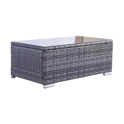 Rattan Sofa Set with Coffee Table