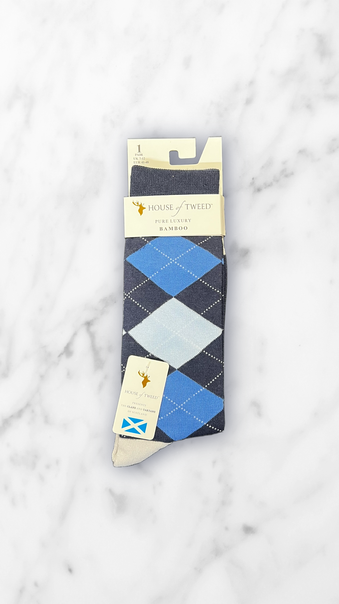 Mens House Of Tweed Bamboo Socks UK 7-12