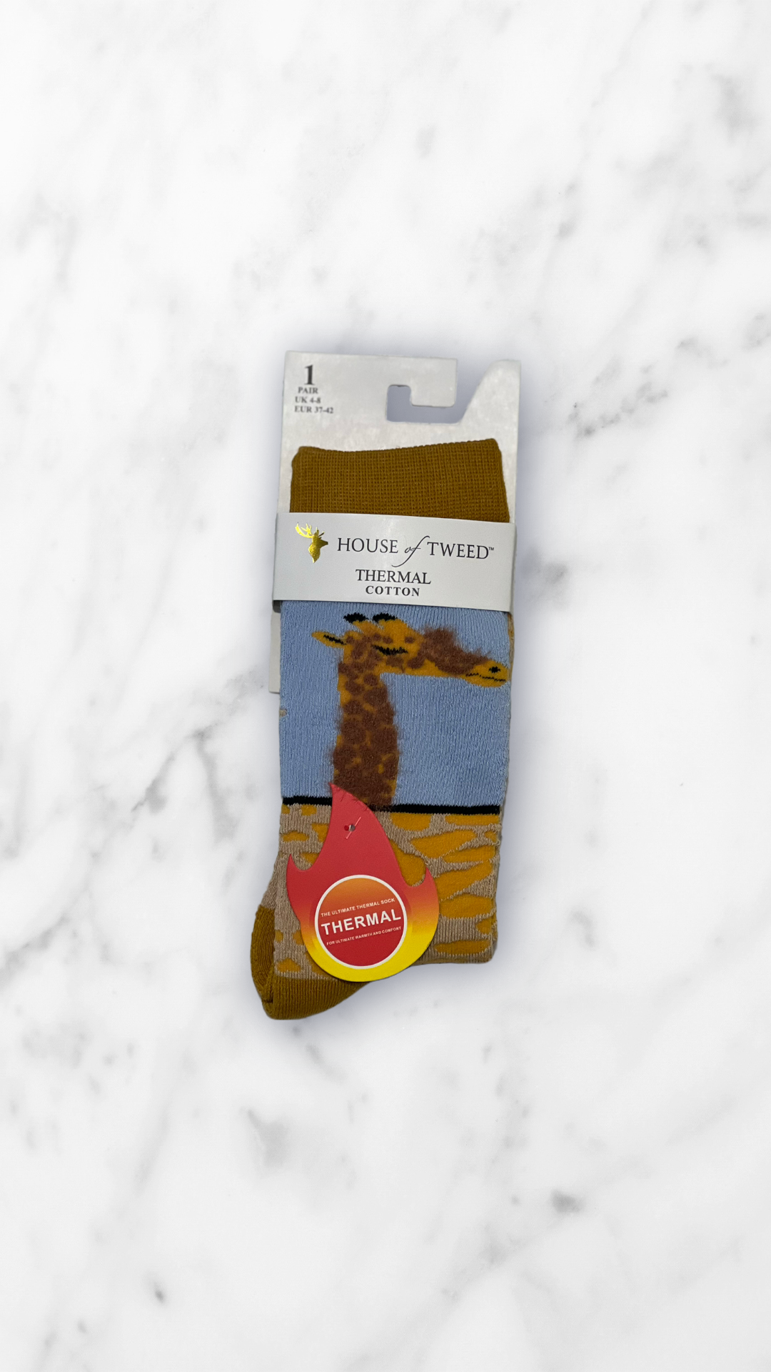 House of Tweed Thermal Cotton Socks UK 4-8